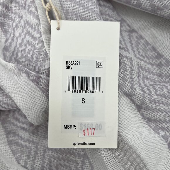 Splendid White/Purple Striped Midi Skirt | New With Tags - Picture 5 of 10